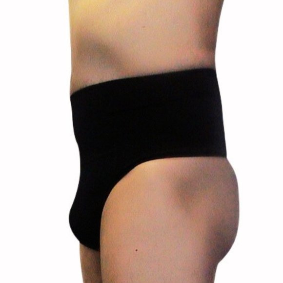 BfM Mens Mid Waist Tummy Control Thong Underwear - Picture 5 of 7